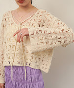 クロシェ前後2WAYトップス