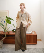 クロシェシャツカラートップス