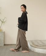 クロシェシャツカラートップス