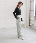 【2025SS】シアー使いリブニットトップス