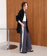 【S・Mサイズ展開】２ＷＡＹセンタープレスサイドラインパンツ