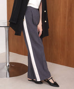 【S・Mサイズ展開】２ＷＡＹセンタープレスサイドラインパンツ