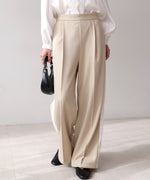 【S・Mサイズ展開】２ＷＡＹセンタープレスサイドラインパンツ