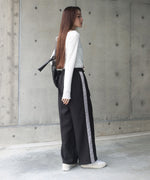 【S・Mサイズ展開】２ＷＡＹセンタープレスサイドラインパンツ