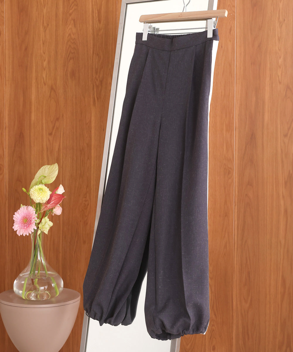 【S・Mサイズ展開】２ＷＡＹセンタープレスサイドラインパンツ