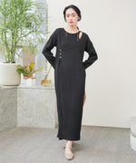 【低身長さん向けサイズあり】レイヤードデザインカットワンピース