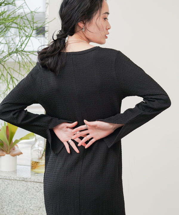 【低身長さん向けサイズあり】レイヤードデザインカットワンピース