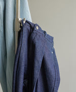 【S・M・Lサイズ展開】タック入りデニムパンツ