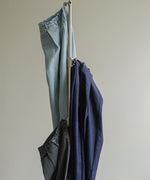 【S・M・Lサイズ展開】タック入りデニムパンツ