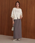 前後２WAYロゴジップスウェットトップス