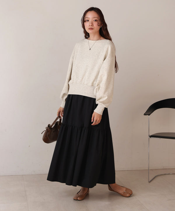 前後２WAYロゴジップスウェットトップス