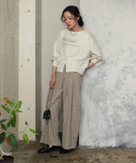 前後２WAYロゴジップスウェットトップス