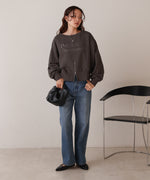 前後２WAYロゴジップスウェットトップス