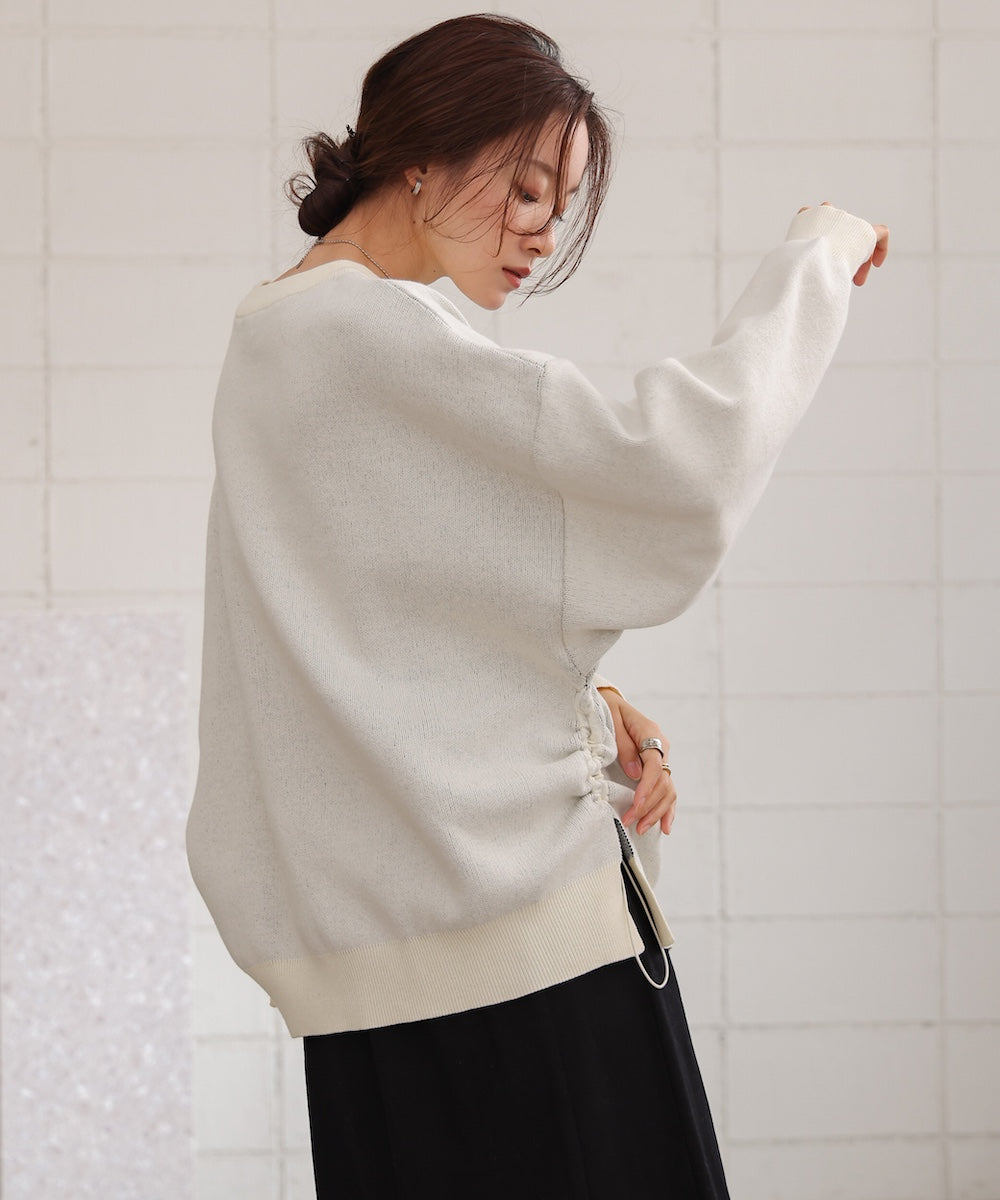 logo knit pullover