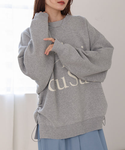 logo knit pullover