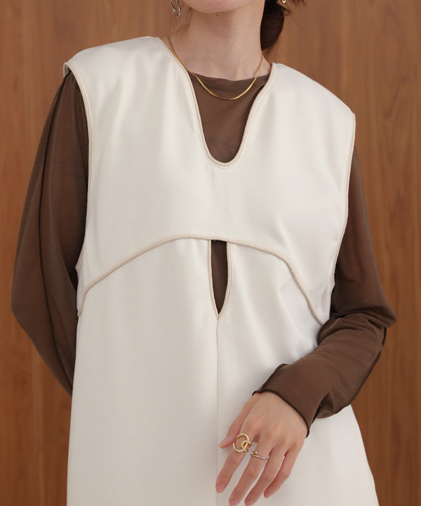 前後2WAYパイピングポンチジャンスカ