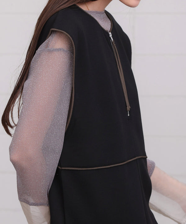 前後2WAYパイピングポンチジャンスカ