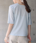 フェイクレイヤードカーディガントップス