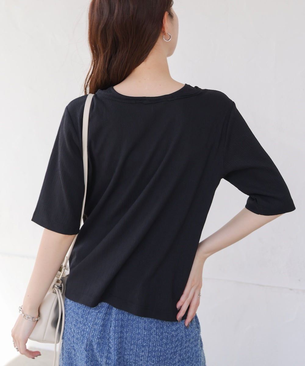 フェイクレイヤードカーディガントップス