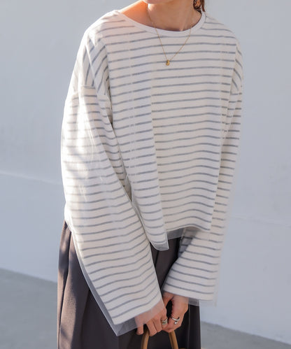 【公式サイト限定価格】tulle border tops