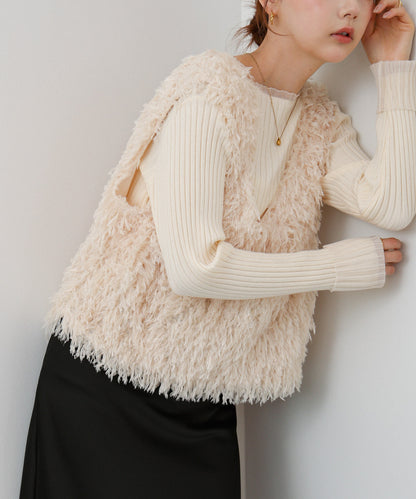 【選べるデザイン】フリンジ2WAYベスト