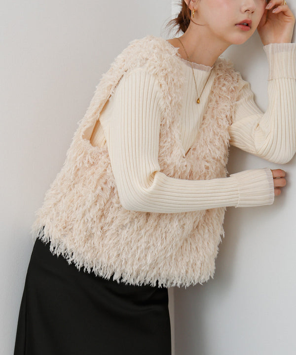 【選べるデザイン】フリンジ2WAYベスト