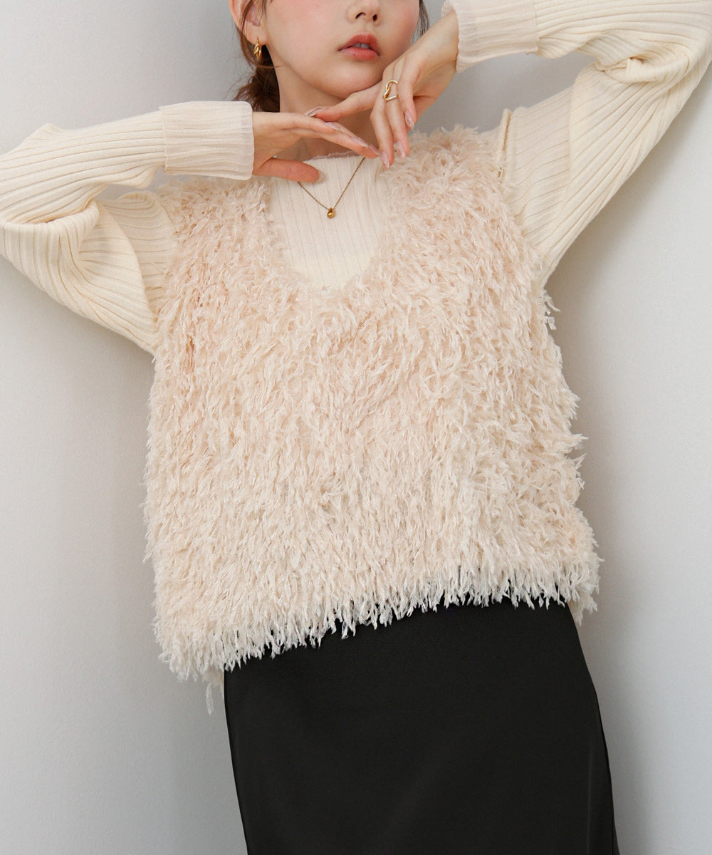 【選べるデザイン】フリンジ2WAYベスト