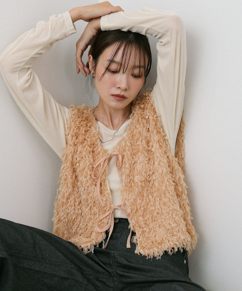 【選べるデザイン】フリンジ2WAYベスト