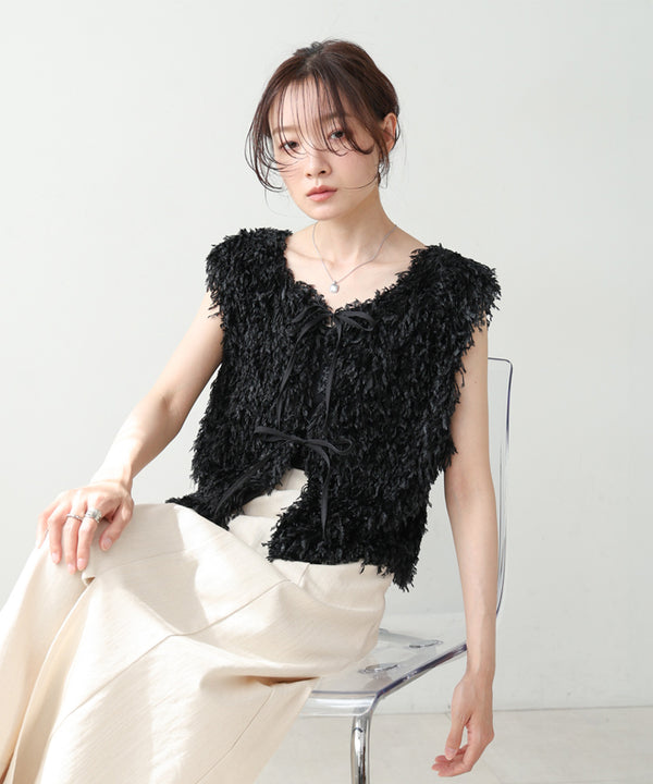 【選べるデザイン】フリンジ2WAYベスト