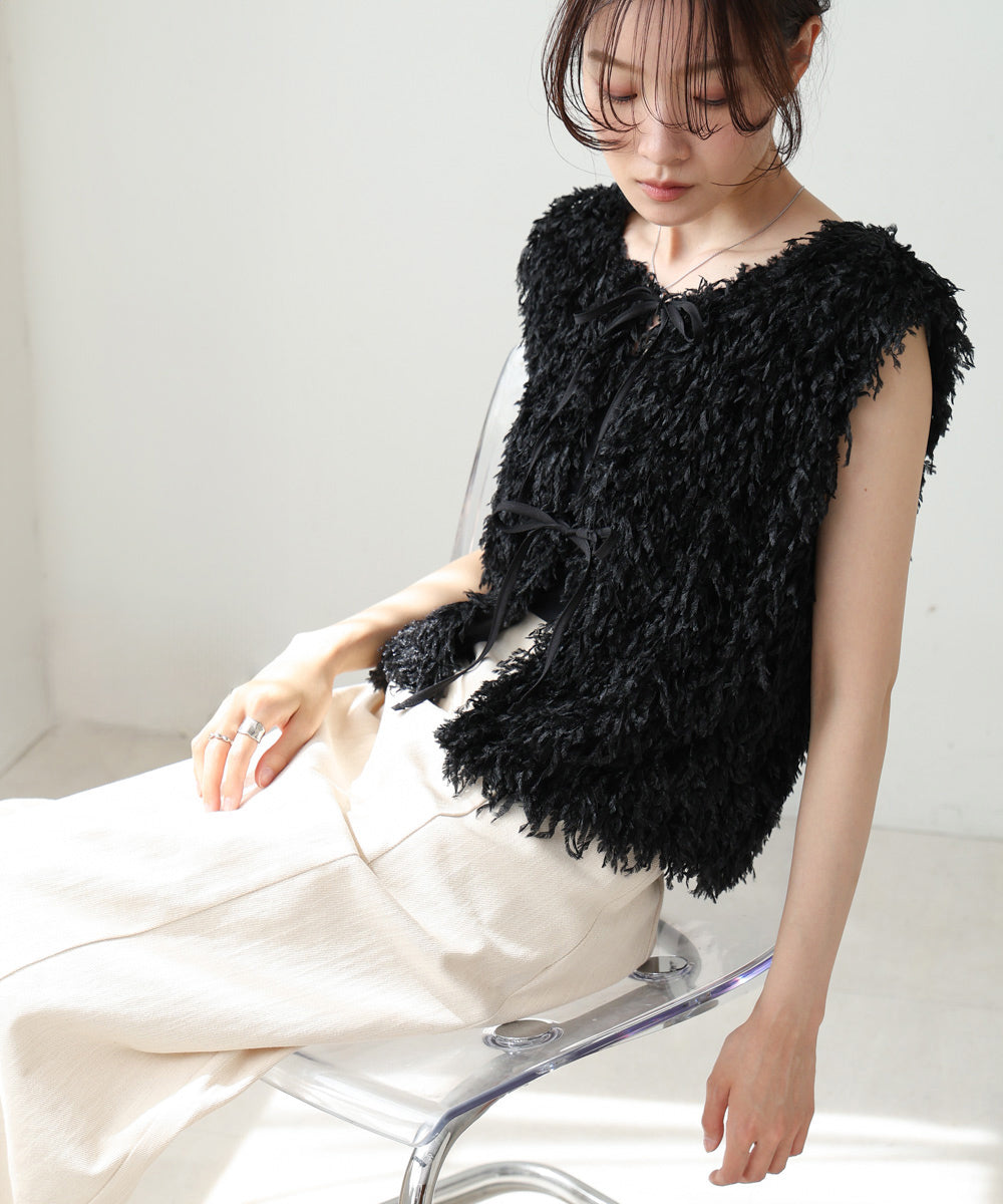 【選べるデザイン】フリンジ2WAYベスト