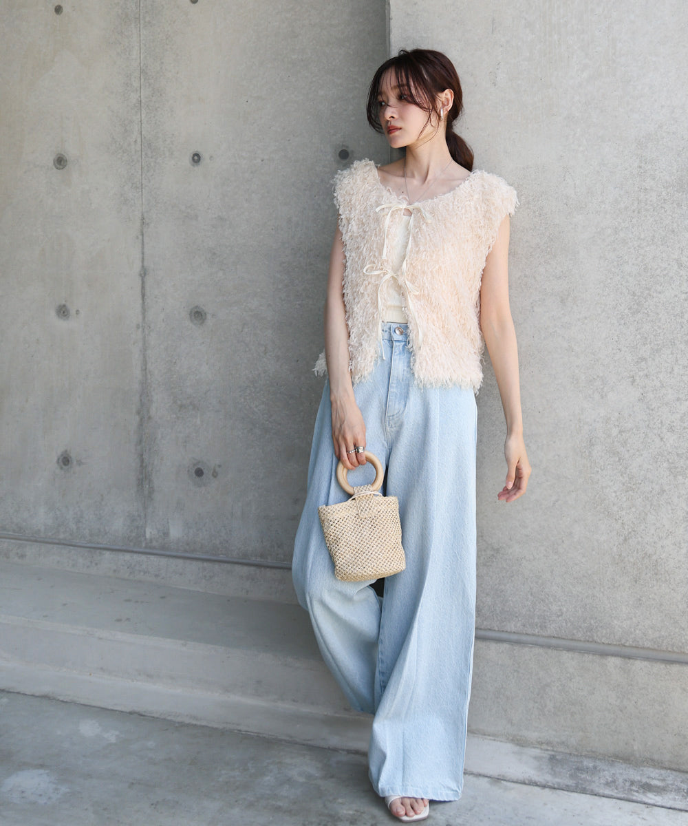 【選べるデザイン】フリンジ2WAYベスト