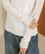 【2点セット】レイヤードセットシアーカットソー