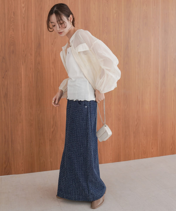 カップ付きアメスリキャミソール