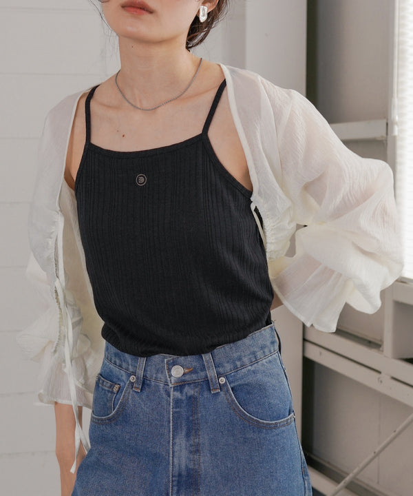 カップ付きアメスリキャミソール