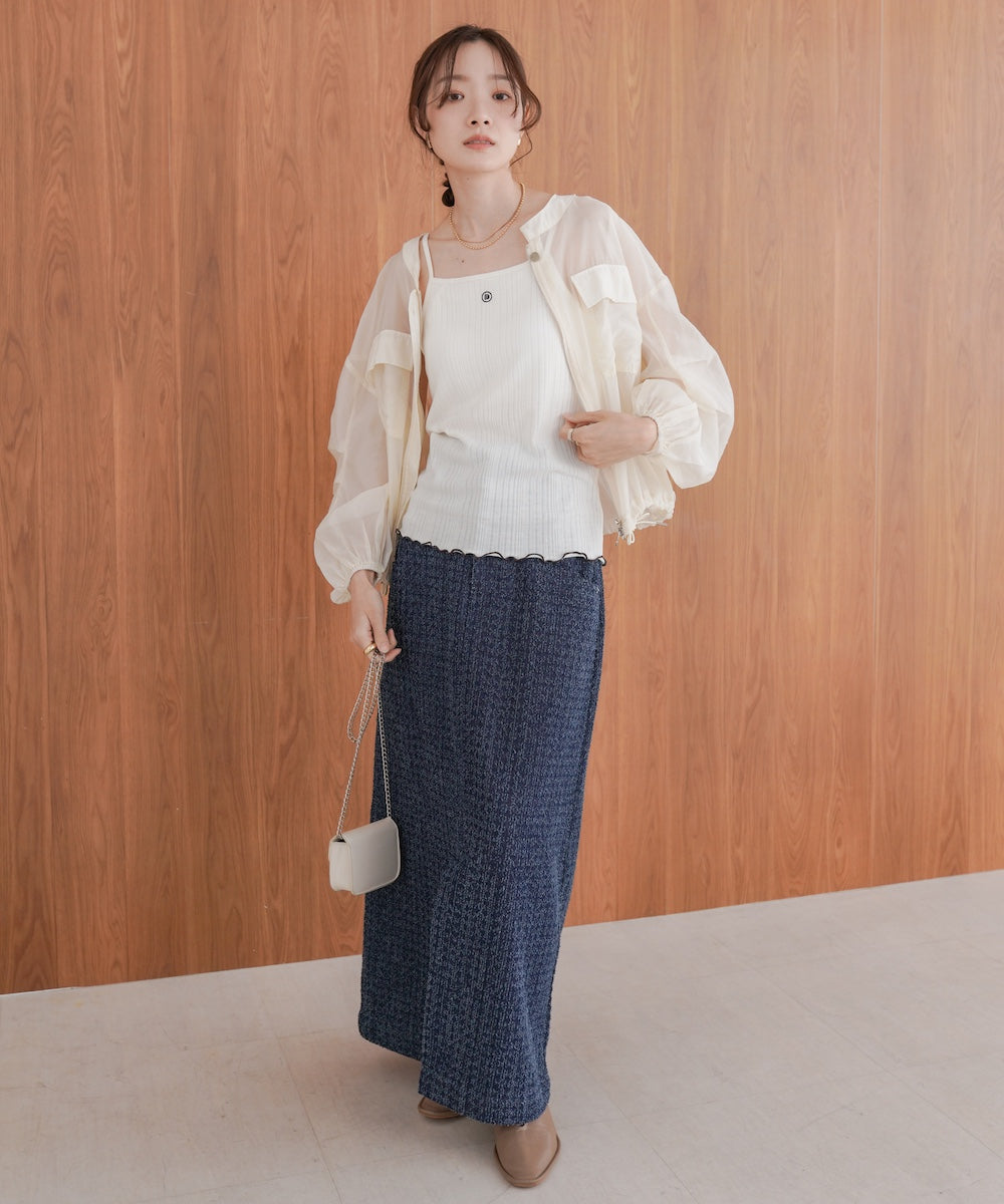 カップ付きアメスリキャミソール