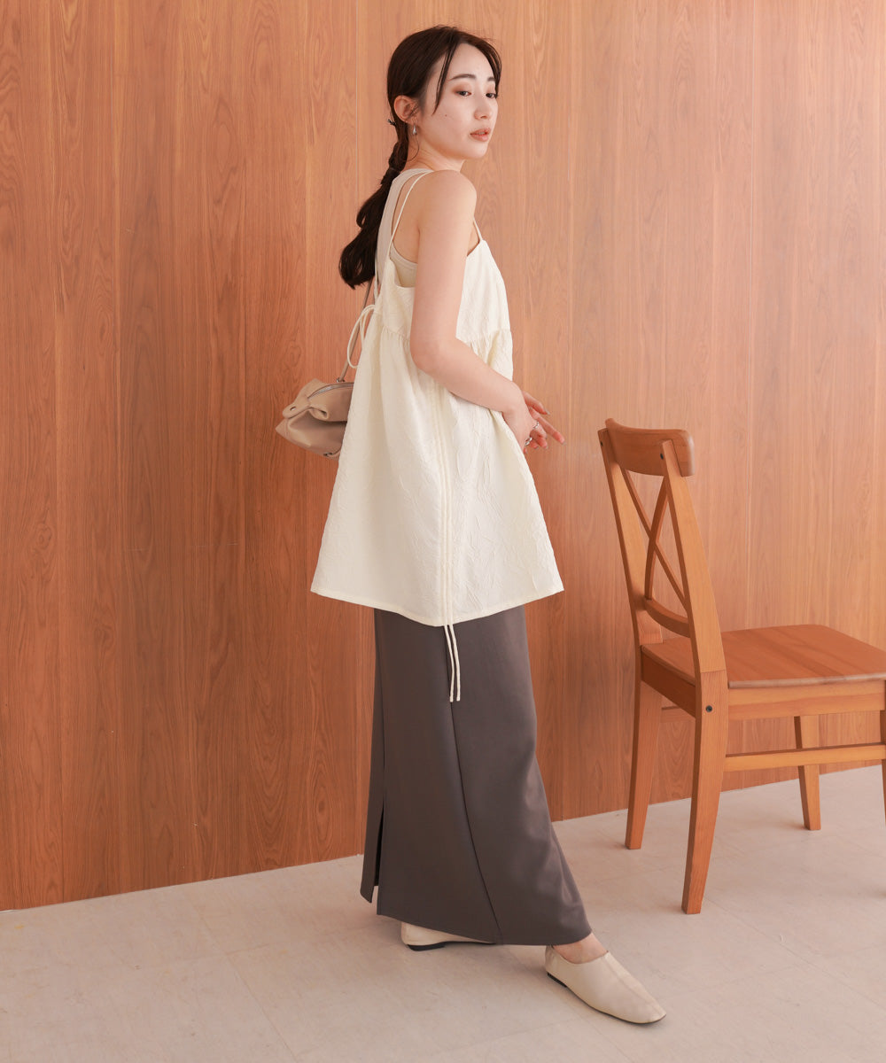 ドロストミドルキャミビスチェ