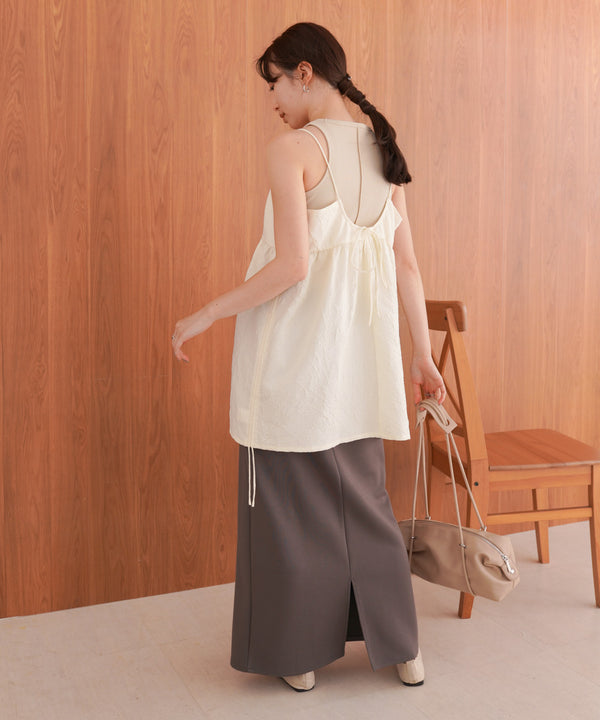 ドロストミドルキャミビスチェ