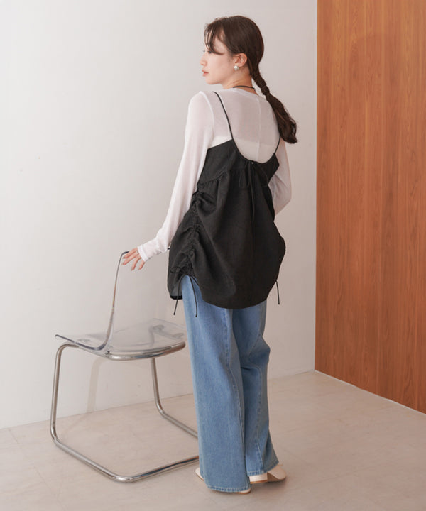 ドロストミドルキャミビスチェ