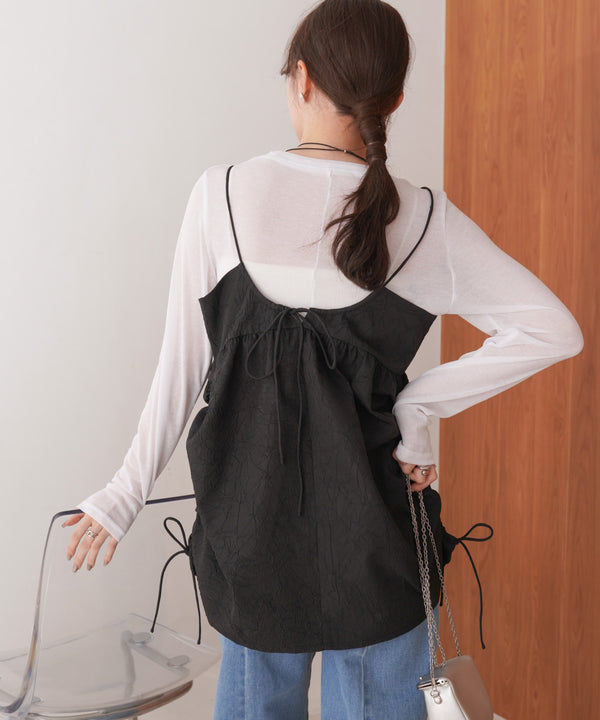 ドロストミドルキャミビスチェ