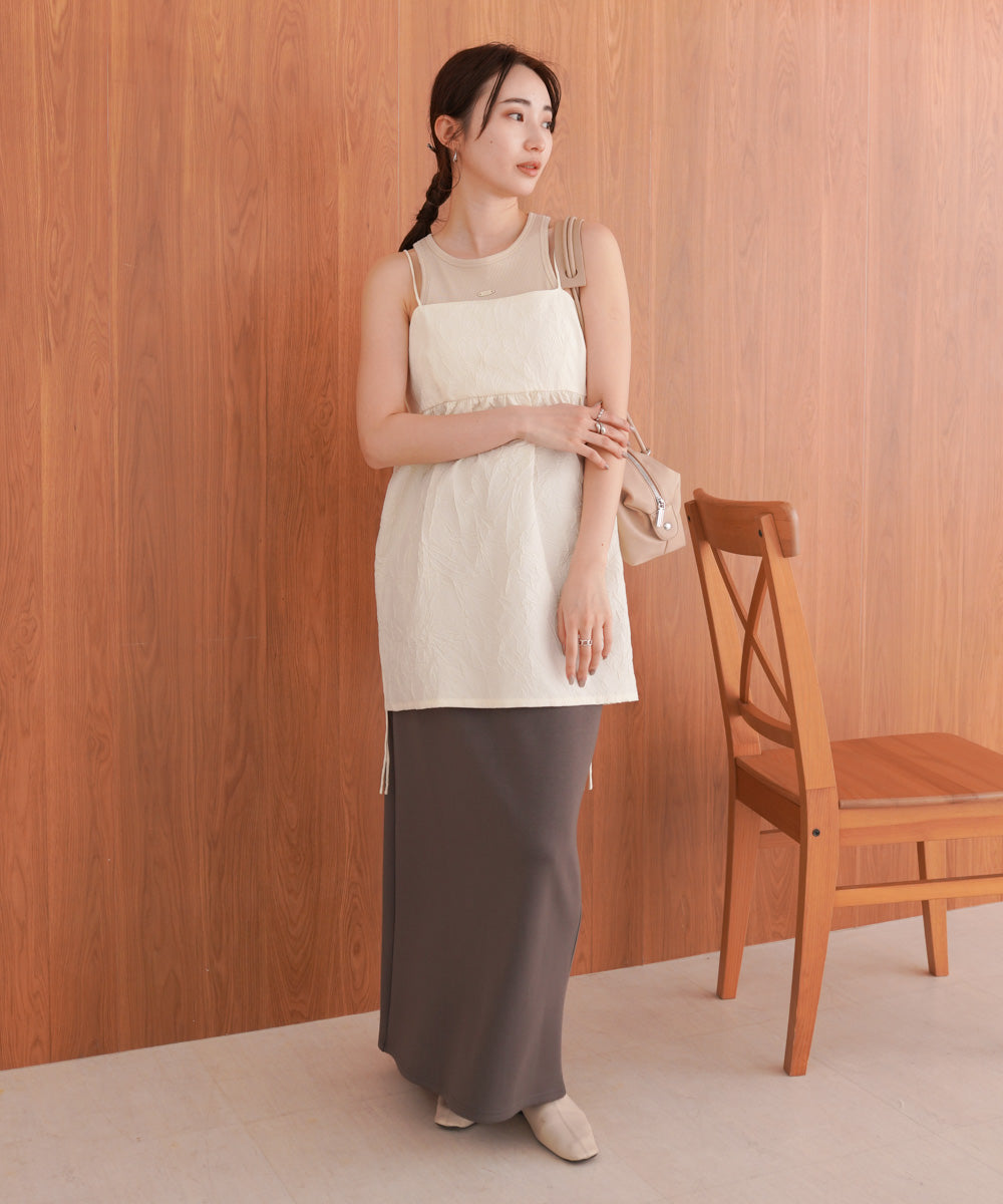 ドロストミドルキャミビスチェ