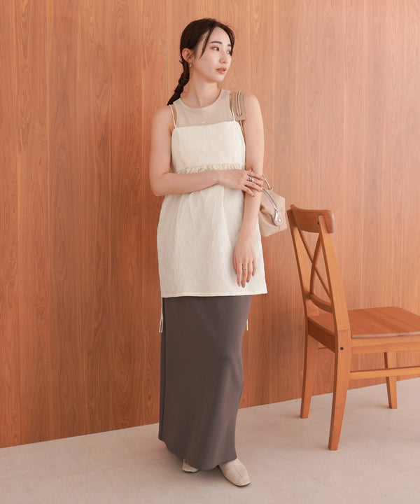 ドロストミドルキャミビスチェ