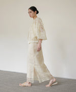 シアーチェックブルゾン