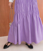 シャーリングギャザースカート