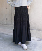 シャーリングギャザースカート