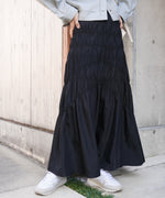 シャーリングギャザースカート