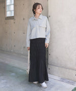 シャーリングギャザースカート