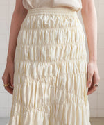 シャーリングギャザースカート