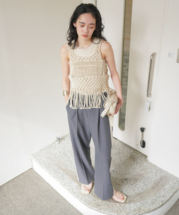 マクラメベスト