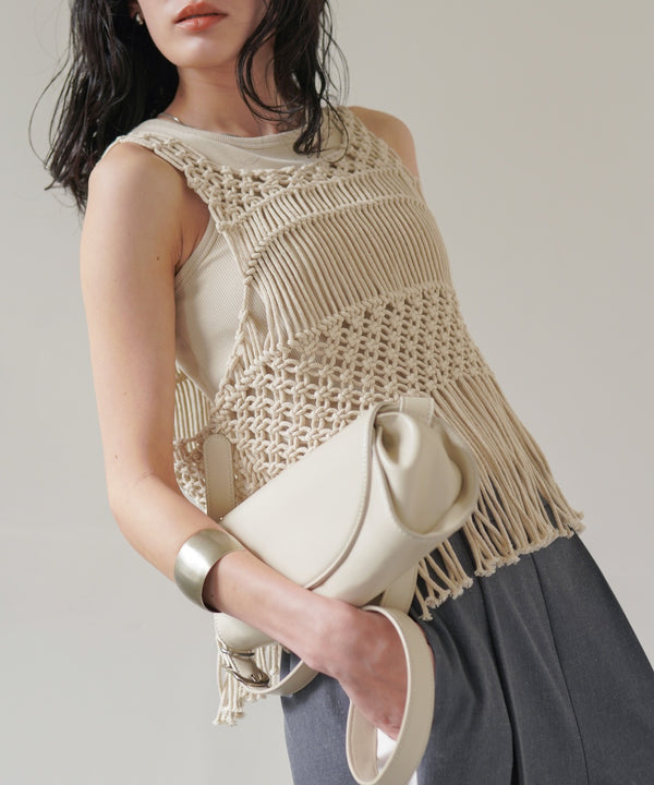 マクラメベスト