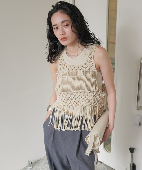 マクラメベスト